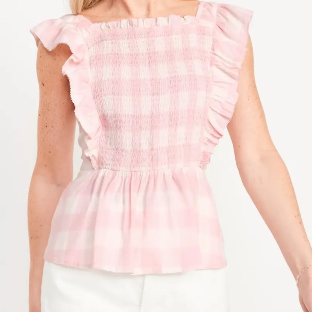 Ruffle Flutter Top Blouse